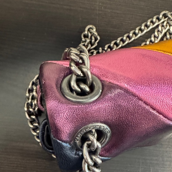 Kurt Geiger mini Kensington Multicolor Chain Strap Women's Bag - Picture 9 of 9